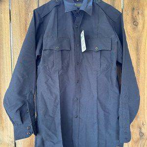 HORACE SMALL HS1150 Sentry Plus Long Sleeve SHIRT Black 15 1/2  x 34 NWT